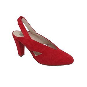 Eric Michaels Red Vanna Kid Suede